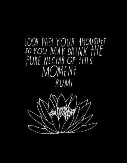 look past your thoughts